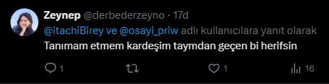 itachiBirey2's tweet photo. @khaleessiniz gerçekten tanımıyor etmiyor... https://t.co/MVWQTFFPR8