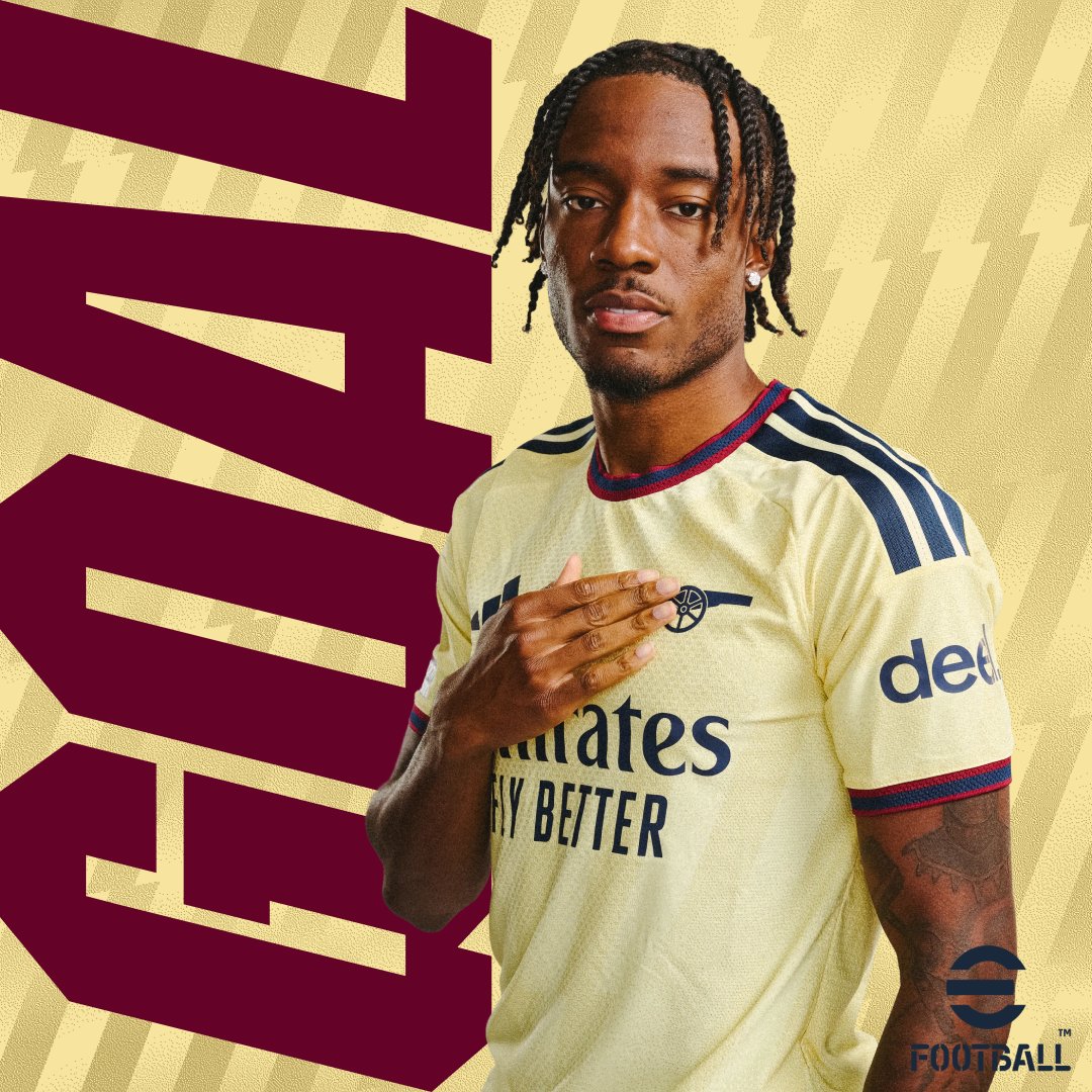 Arsenal's tweet photo. DEADLOCK: BROKEN 🔐

Beautiful footwork and a fine finish from Madueke fires us in front! 🤩

🔴 0-1 🟡 (80) https://t.co/PoKZWXrhPW
