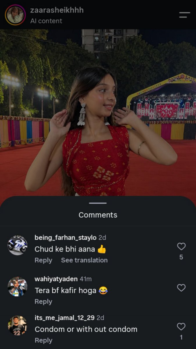 arfxh_'s tweet photo. muslim guys who pretend to be secular and enter garba, started abusing a muslim girl for doing the same. also look at their cuck fantasies because her bf is hindu.
suddenly, all "feminist" leftists have gone silent, they won't speak for muslim women getting harassed. https://t.co/UDQcLax5VW