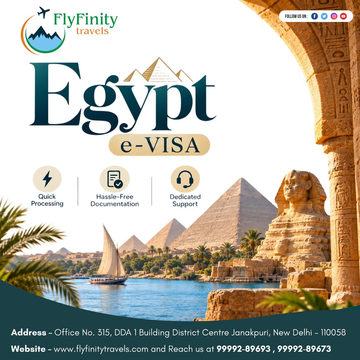 nicckbeautiful's tweet photo. Explore Egypt with a smooth, hassle-free e-Visa process. Quick processing, simple documentation, and dedicated support for your journey to Cairo, Giza, the Nile and more. FlyFinity Travels: 99992-89693 | 99992-89673 https://t.co/fUqFw9wCov