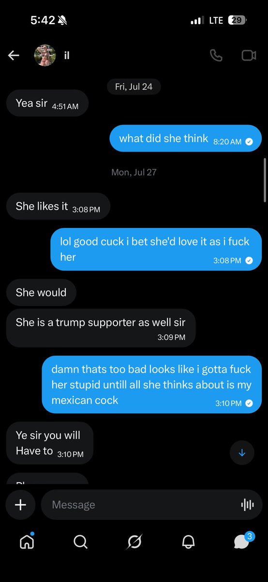 DizzySk8_'s tweet photo. i bet I'm bigger than your bf/ex hehehe ;) like or dm for proof;). made this dumb cucks maga girl love mexican cock https://t.co/1dHI0H4J4p