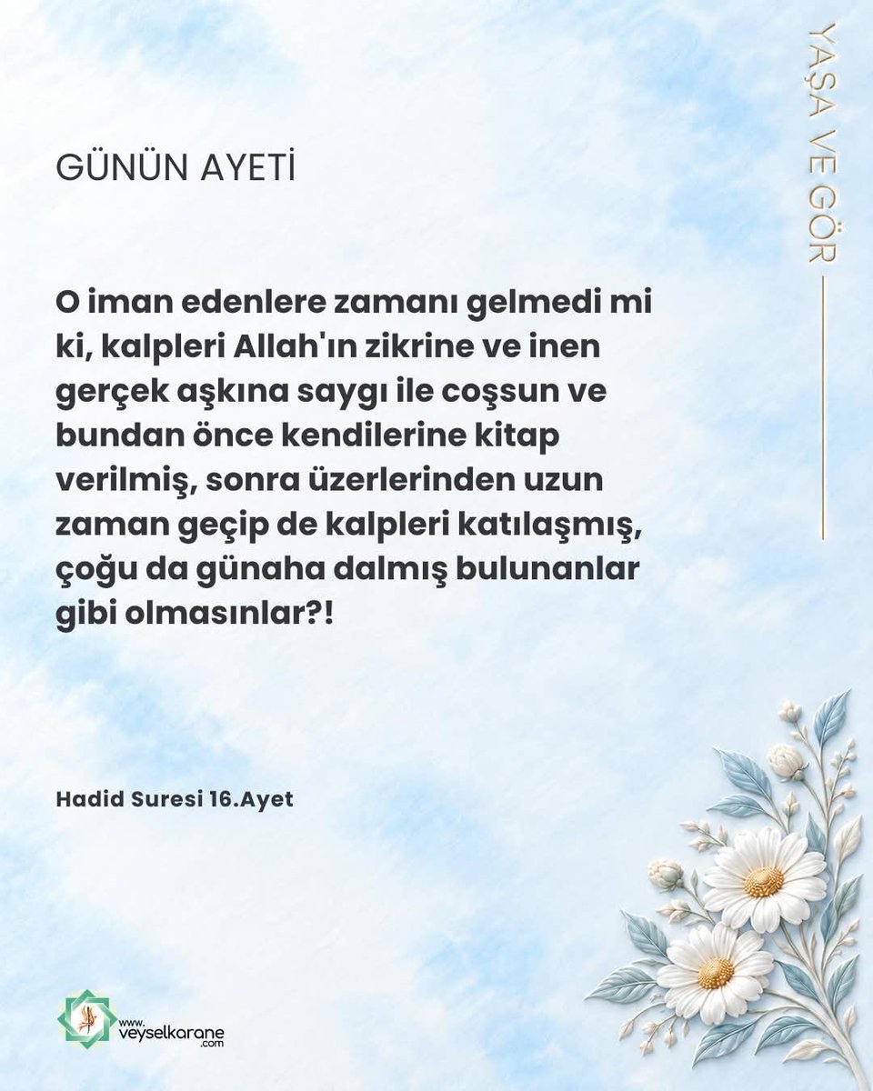 Eda_eda2015's tweet photo. Sende artık ağırbaşlılık, yumuşak kalplilik,Kötü alışkanlıklar bir bir kalkar, ağlamalar başlar. Yunus Emre’nin dediği gibi:“Bir damla gözyaşı bin günahını yıkar, siler.”Bu, günahlardan arınmanın belirtileridir; Ama üstüne öyle büyük bir huzur ve mutluluk çöker ki şaşar kalırsın https://t.co/2QB1rFp5y4