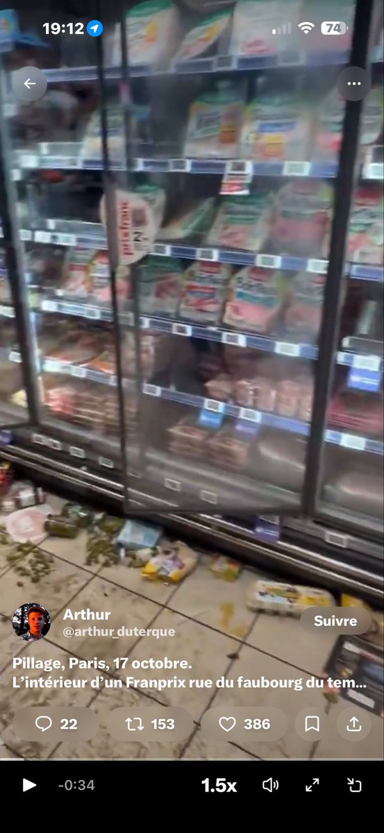 DamienRieu's tweet photo. Tiens, le rayon jambon du Franprix n’a pas été pillé. https://t.co/wM3ErUnY7w