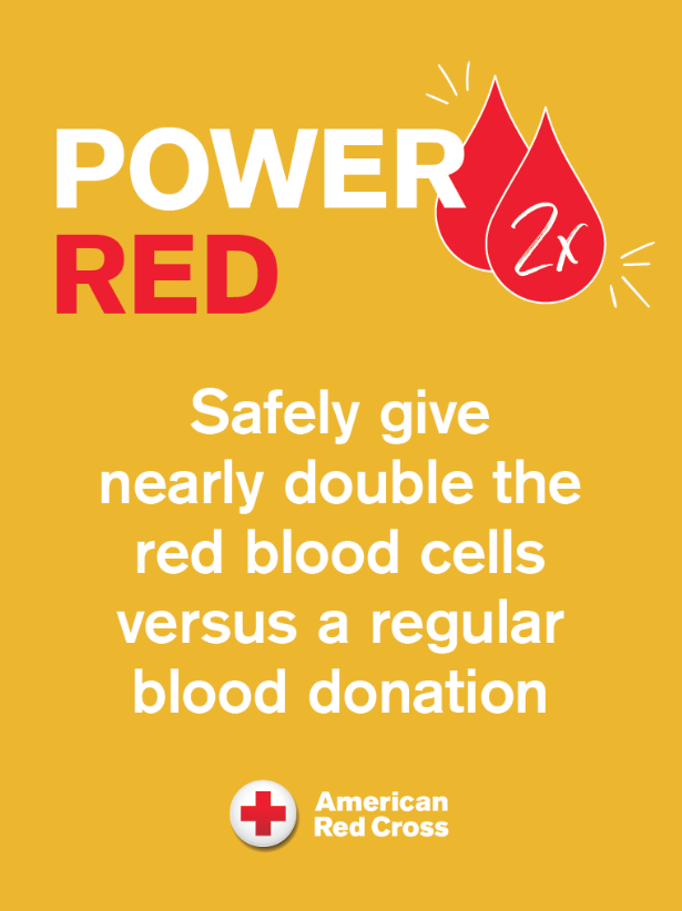 RedCrossNW's tweet photo. One donation, twice the lifesaving power. If you have type O-, O+, A- or B- blood, make it a Power Red donation and make your donation go further: https://t.co/siVn5RL4MN https://t.co/avjiF7NgTx