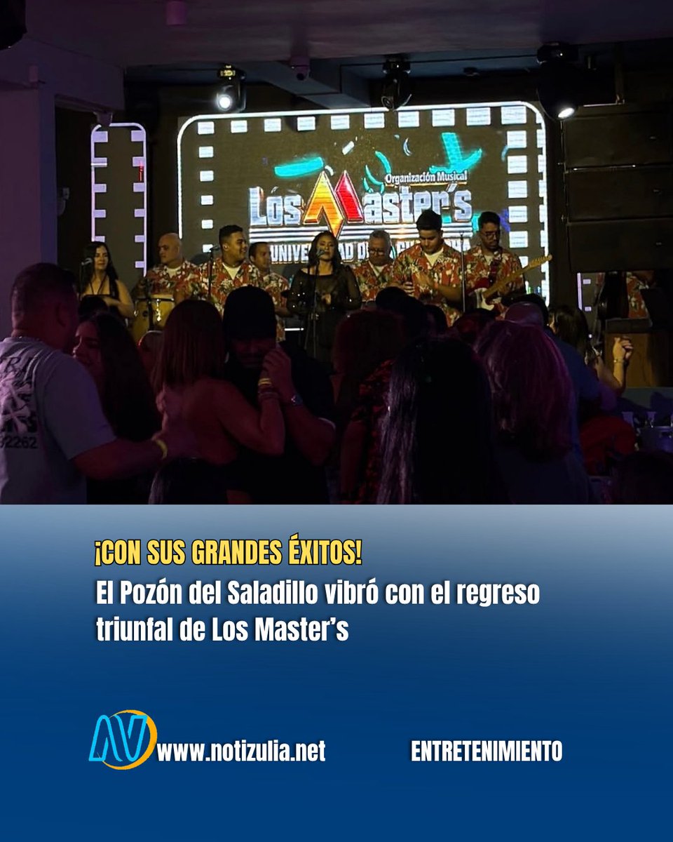 NotizuliaNet's tweet photo. El Pozón del Saladillo vibró con el regreso triunfal de Los Master’s https://t.co/GzfMMCSlAe https://t.co/fUqC9jVv6t