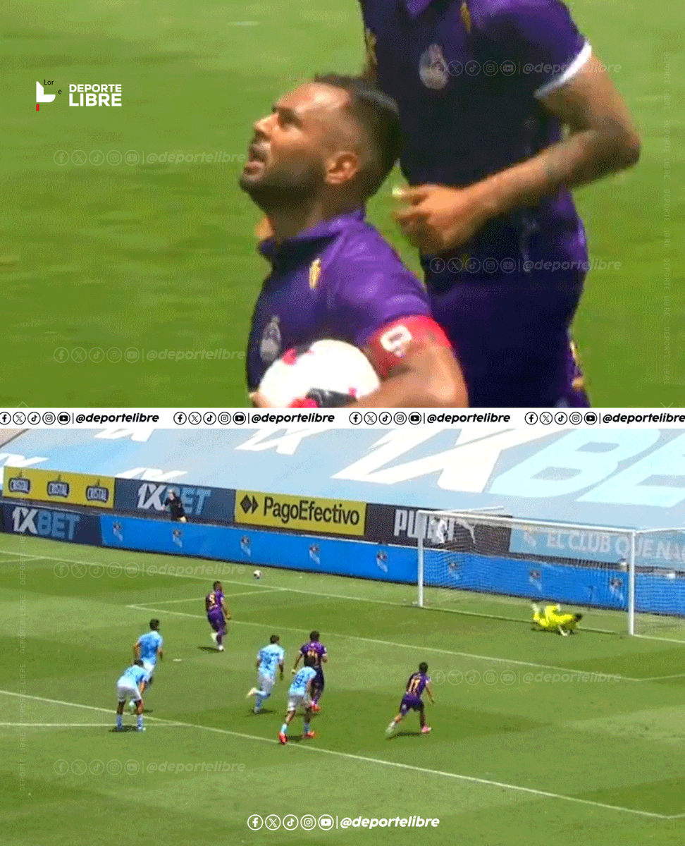 DeporteLibre_Pe's tweet photo. ¡GOOOOOL DE COMERCIANTES UNIDOS! ⚽🔥 Matías Sen convierte desde el punto de penal y pone el 2-3 ante Sporting Cristal por la fecha 12 del Torneo Clausura. 🇵🇪🏆
#ComerciantesUnidos #SportingCristal #Liga1 #TorneoClausura #FútbolPeruano https://t.co/ETtsbPRdTz