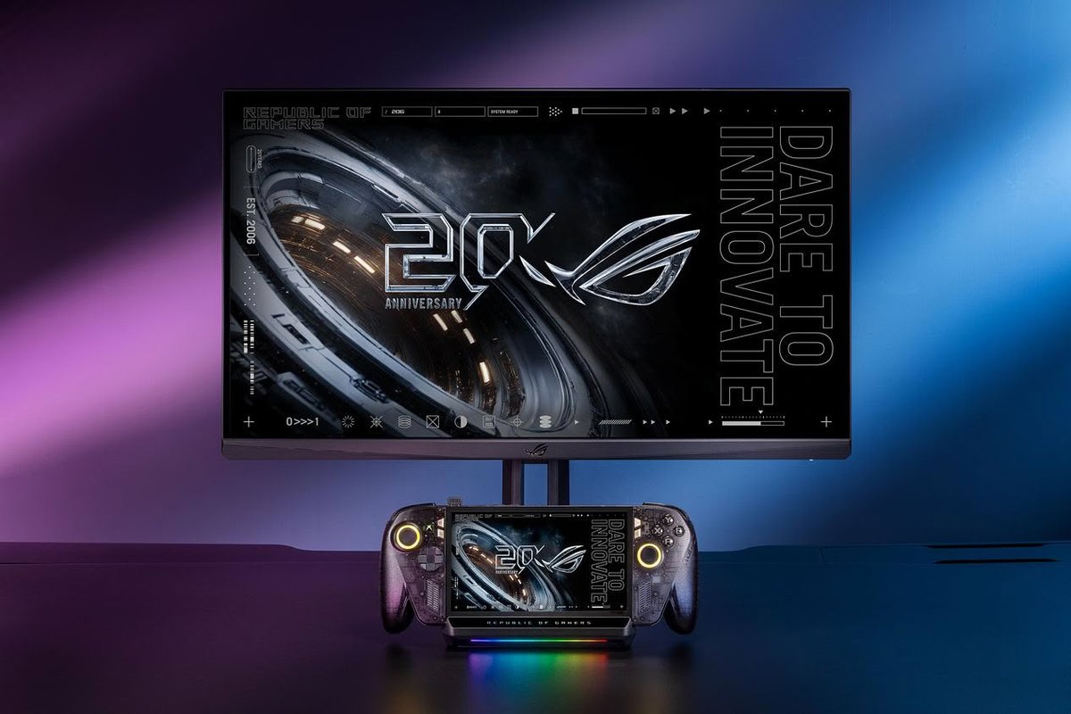 KeyforSteam's tweet photo. ASUS enthüllt das ROG Bulwark Dock DG310 für die Handheld-Reihe ROG Xbox Ally!
Bietet 6-in-1-Konnektivität mit HDMI 2.1, VRR, ALLM und HDR-Videoausgabe.
#ASUSROG #ROGAlly #XboxAlly https://t.co/6eIP7SXSqF