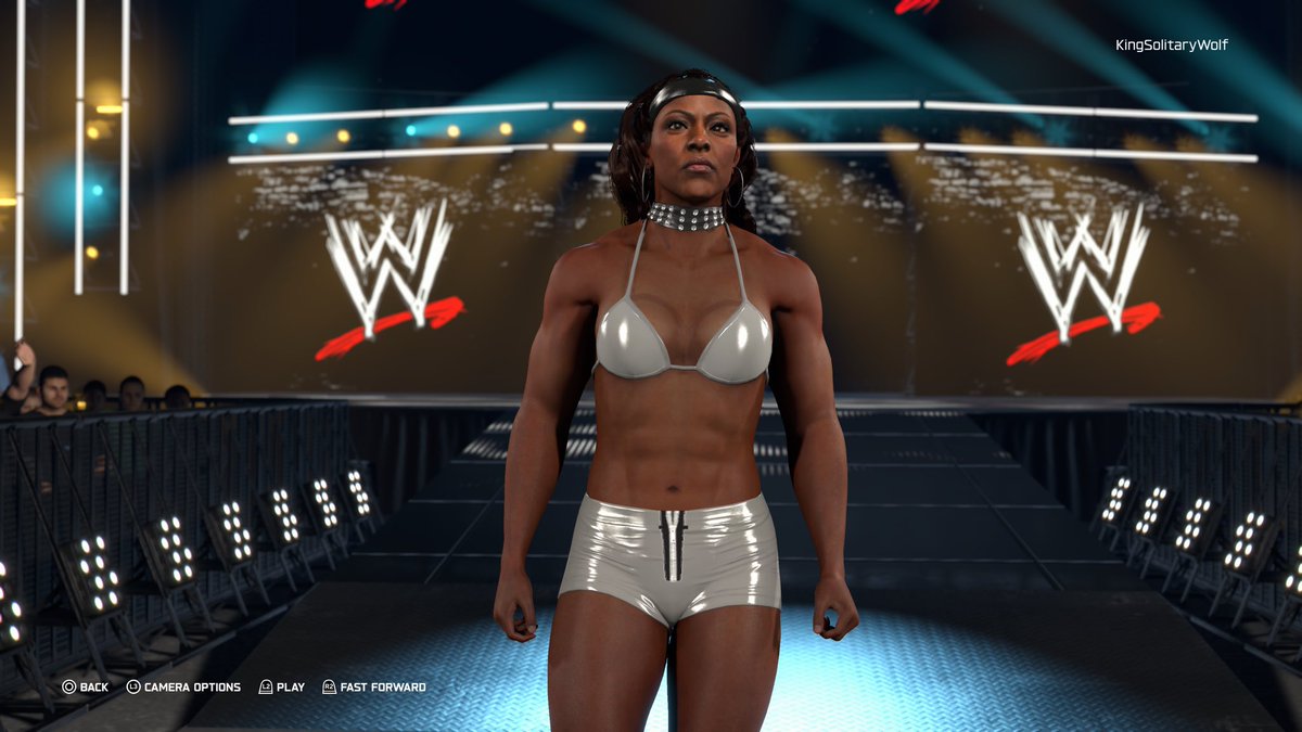 2KSWDivas's tweet photo. Always enjoyed creating Shaniqua. @WWEgames #WWE2K26 https://t.co/8L0iBXeeVv