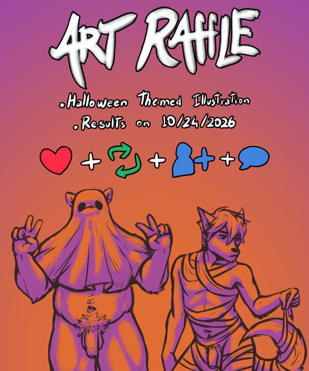 ArihhoItiv's tweet photo. Kinktober Halloween Art Raffle !!NSFW!!

- like, repost, follow and comment to participate
- the winner gains a halloween themed illustration
- the result will be shared 10/24
- entering through other socials increases chances of winning
- examples in comments https://t.co/Rom3goRCKV