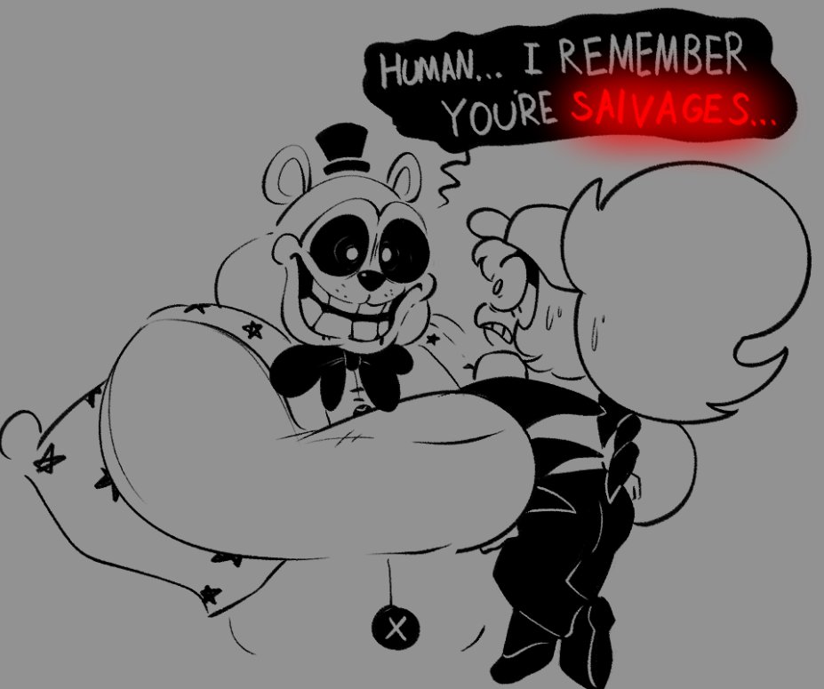 RedDrawsStuff's tweet photo. fredbear warmup https://t.co/gqCoTMnVUN