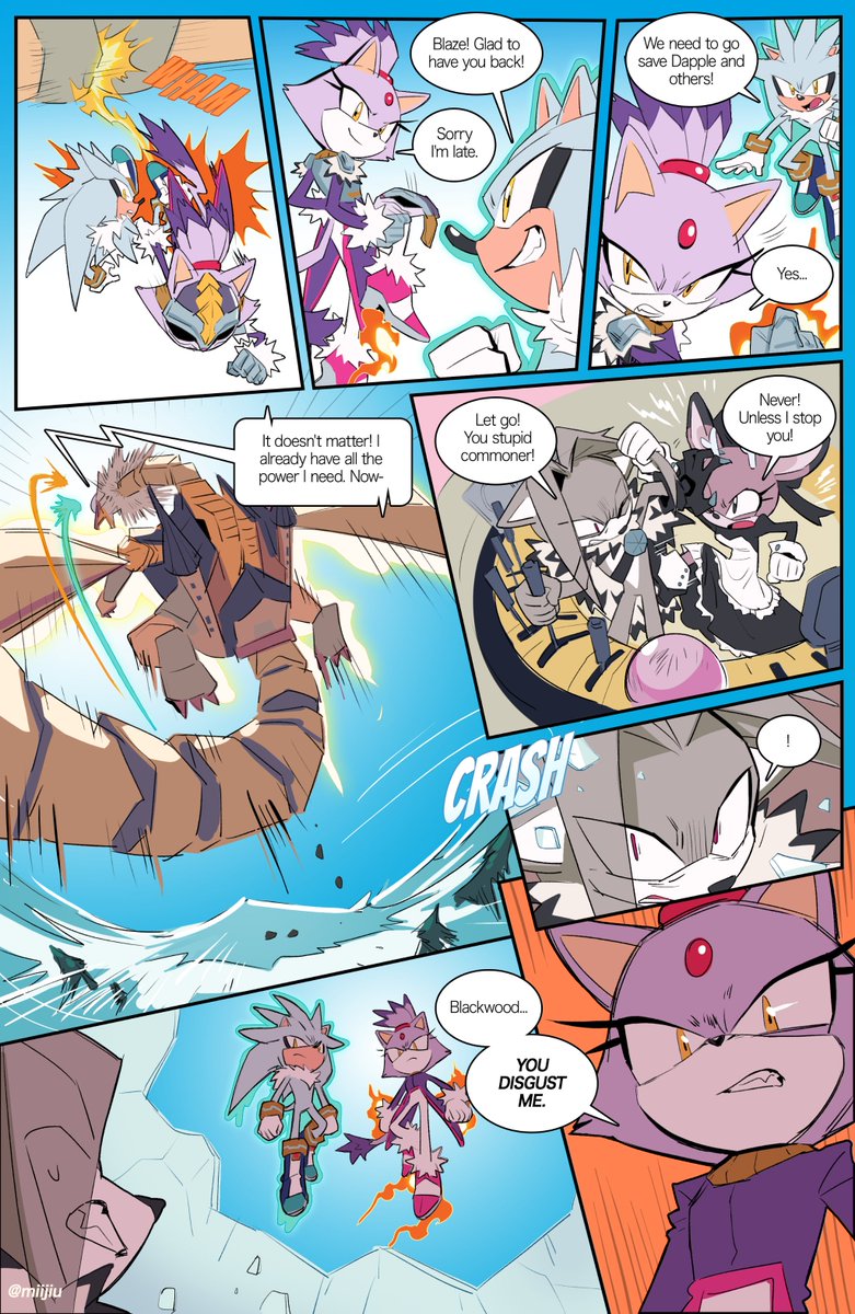 miijiu_art's tweet photo. *spoiler sonic idw 91*
i finshed sketching pages i feel could have been better in storytelling, to have every characters more involved. 
i render a lil this time bc i find it fun to draw. i tried not to add more pages to the og ver but still added one. i think they deserve it🐱🦔 https://t.co/aVU0jEd5aq