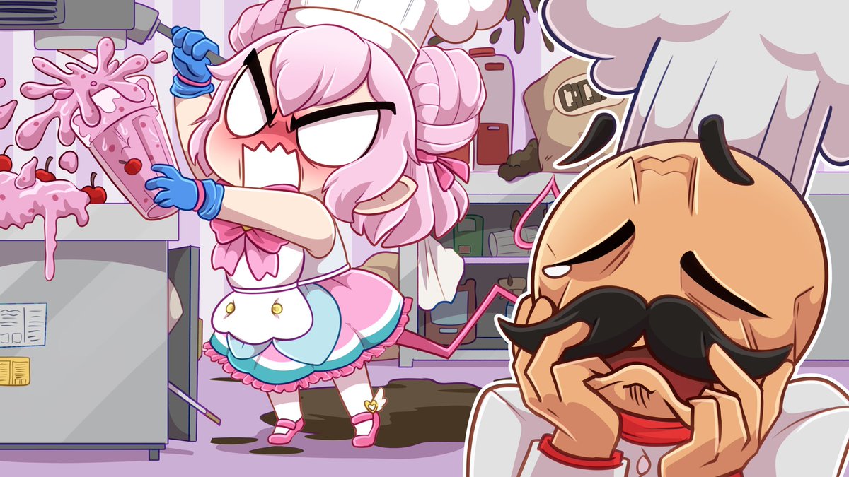 chibidoki's tweet photo. ‼️ NEW YOUTUBE VIDEO ‼️ 

I got Rage Baited by Papa’s Freezeria… 

Any support on the video would really mean a lot to me 💕 full video is in the comments! https://t.co/IhgFhmd9Ba