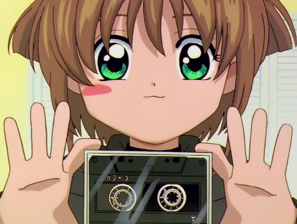 themercurylel's tweet photo. Sakurita con un casette uwu https://t.co/alKxj0CkOf