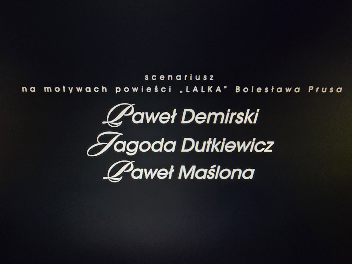 OxoDwa's tweet photo. Twórcy serialu "Lalka" wyraźnie zaznaczyli, że jest to na motywach powieści Bolesława Prusa. Zresztą padło to w dyskusji która obejrzałem w programie ZDERZENIA. SCHNEPF Z NAWROCKIM.
Stopklatka z serialu⬇️
#tvpinfo #Lalka #serial #film #kino #Prus
https://t.co/MYVj3mlbjR https://t.co/4R5YUgdCSS