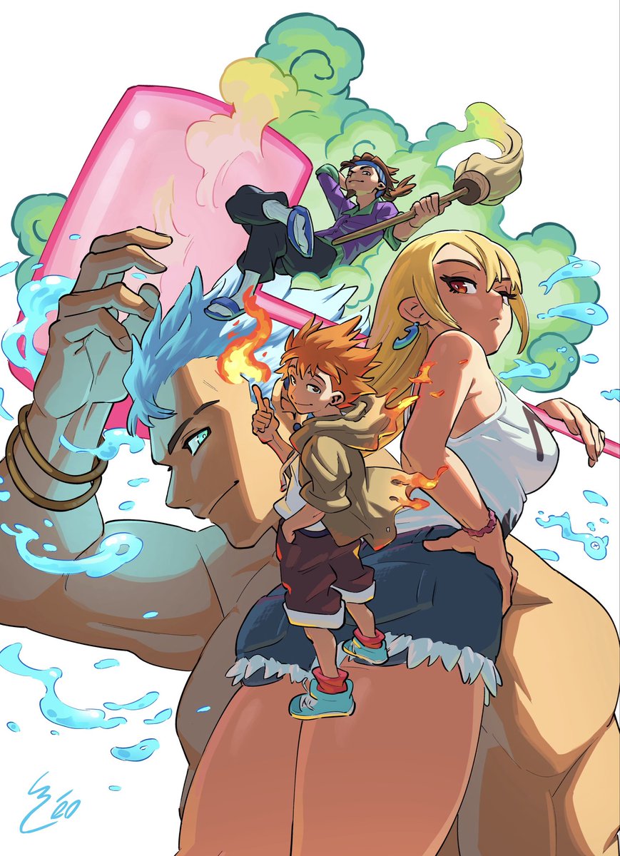 Neomangaart's tweet photo. My tribute to Dreamland featured in its latest artbook available in France ! The first episode of the anime adaptation just dropped yesterday ! https://t.co/9oG1Hps9Jk