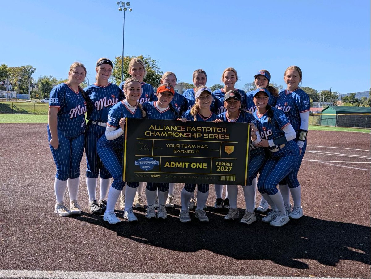 EllaB2029's tweet photo. Had a great weekend competing at the 2026 Eastern Elite Fall! See y’all in Indianapolis 2027! 🤩🥎 @tnmojo2011
Offensive Stats:
 .300 AVG | 3 Hits | 1 RBI | .300 OBP https://t.co/tEhuDb5kaR