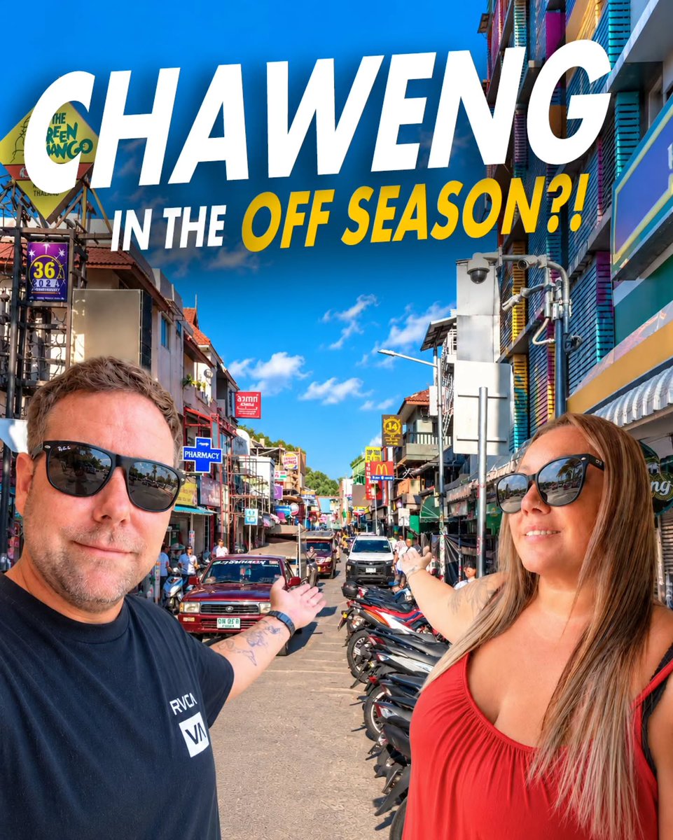 eyolett's tweet photo. We expected Chaweng to be quiet in low season. Koh Samui had other plans: busy beaches, sunny skies, great food, and room to breathe. Would you visit Thailand in the low season or only at peak? https://t.co/Xze0jkB5zd