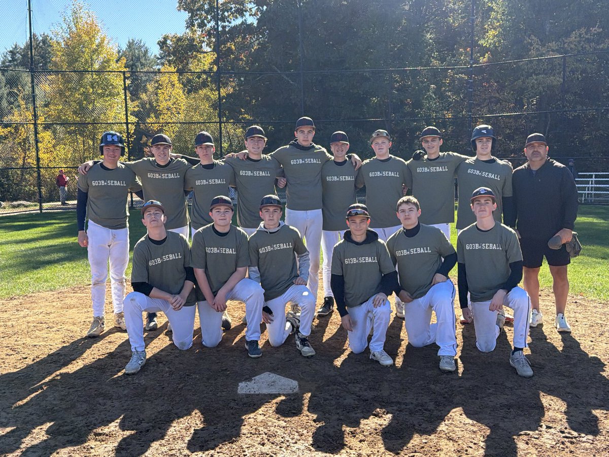 Baseball_Notes's tweet photo. Congrats to Bedford for winning the F/S division of the 603 Fall League. They beat Nashua 10-9 in 8 innings. https://t.co/bxc7FqLDjO