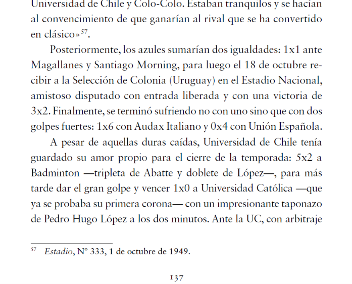 RABIGONZ's tweet photo. Un 18 de octubre de 1949, Universidad de Chile recibió en el Estadio Nacional a la Selección de Colonia, Uruguay, y se impuso por 3-2; una victoria azul para la historia, en tiempos de una U que ya comenzaba a forjar su leyenda. 
#VamosLaU #TodalaHistoriadelaU https://t.co/5zq6VD2FwC