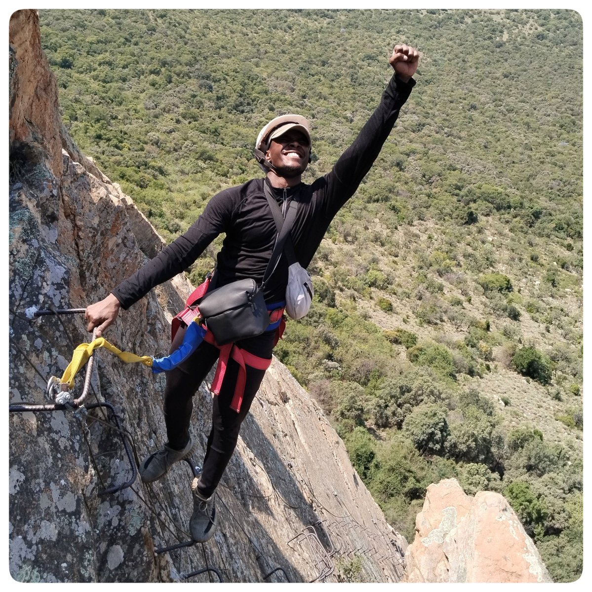 MicroAdventure5's tweet photo. V I A  F E R R A T A  C L I M B ⛰️🧗🏽

Seek Adventure!⛰️

We had an epic Saturday hiking 🥾 and climbing the Via Ferrata at 📍 @shelter_rock_adventures in the Magaliesberg Mountains!⛰️

Join us on the 15th of November for this epic adventure! DM us for more info! https://t.co/Gg5xcrUffa