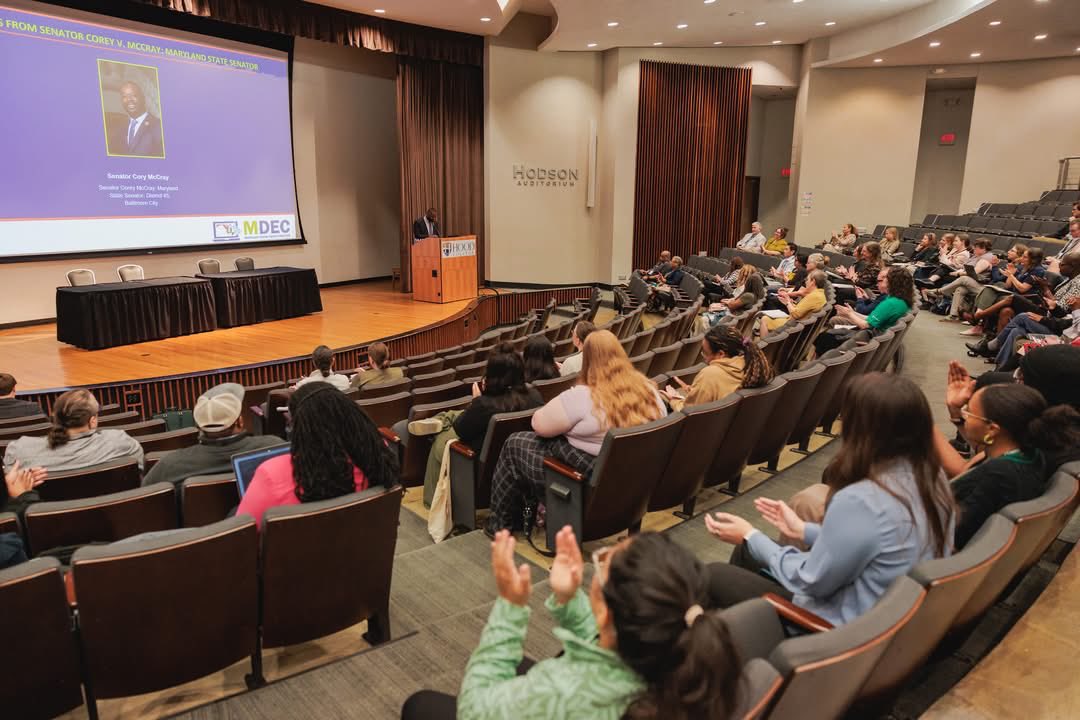 SenatorMcCray's tweet photo. Blessed to join the 2026 Maryland Digital Opportunity Conference at Hood College for a thoughtful conversation about expanding access to technology and ensuring that opportunity isn't determined by someone's ZIP code.

#IntentionallyFocused #BaltimoreExcellence https://t.co/C2PWQZeMtj