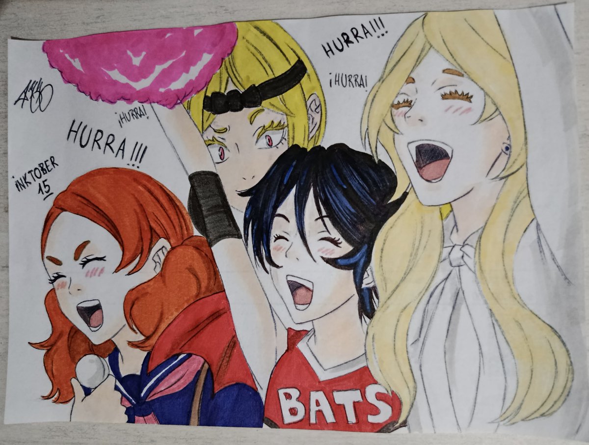 PabRaccoon's tweet photo. INKTOBER DÍAAAAA 15
#Inktober2026
#inktoberchallenge
#Haikyuu
#eyeshield21
#hooray https://t.co/BMyxboA1sU