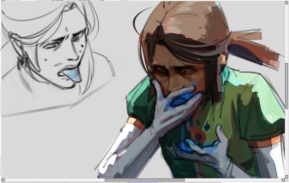 Reivich525's tweet photo. The drama potential of the theory that Andy has blue lung disease is insane. Dana, pls, make her suffer, we CRAVE the drama😭💙🩸
#KOG #KnightsOfGuinevere #Andi https://t.co/kGO5B6mSWI