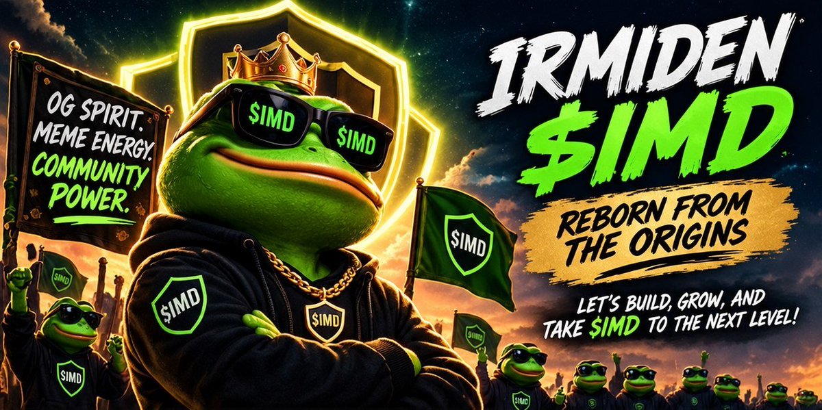 Irmiden_TRON's tweet photo. IRMIDEN ($IMD) is live on SunPump 🐸

2020 TRON OG token, relaunched clean by the original dev.

Early stage. Real community.  
Who’s in?

CA: TEBhTK13xxVdMoEutByrsQgz9qdpaS6jLZ

#IMD #TRON #SunPump https://t.co/KZgnb5LBgV