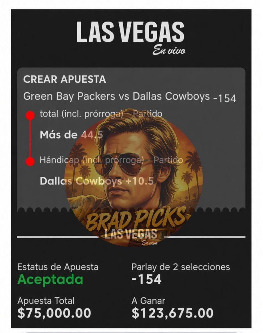 bradpicks1's tweet photo. ⭐️GALLITO VIP 🐓 
JUGADA DE 75K NFL

CANAL FREE 🎁: https://t.co/dr0F19C0rb https://t.co/CubBYOddLB
