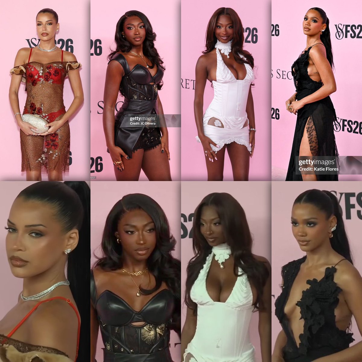 meloismone's tweet photo. core four on the vs secret pink carpet ˚ʚ♡ɞ˚ https://t.co/5lcv86nL01