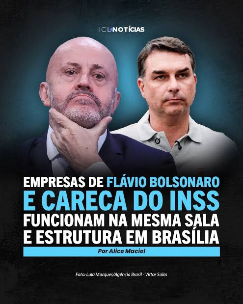barrracao's tweet photo. 🚨 VEJA: Empresa de Flávio Bolsonaro divide sala com empresas do Careca do INSS, investigado por fraudes milionárias. #FlavioSocioDoCareca https://t.co/0yB6VTsTLj
