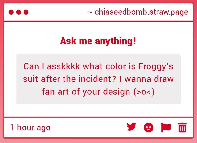 ChiaseedBomb's tweet photo. HIII ANON!! omg so glad you asked 👀 its an wip design but the colors are mainly solid!!! 

He actually doesnt like the color blue that much, but its uniform so he has to wear it. He used to care, but not much anymore. https://t.co/wx4HMRSOHg