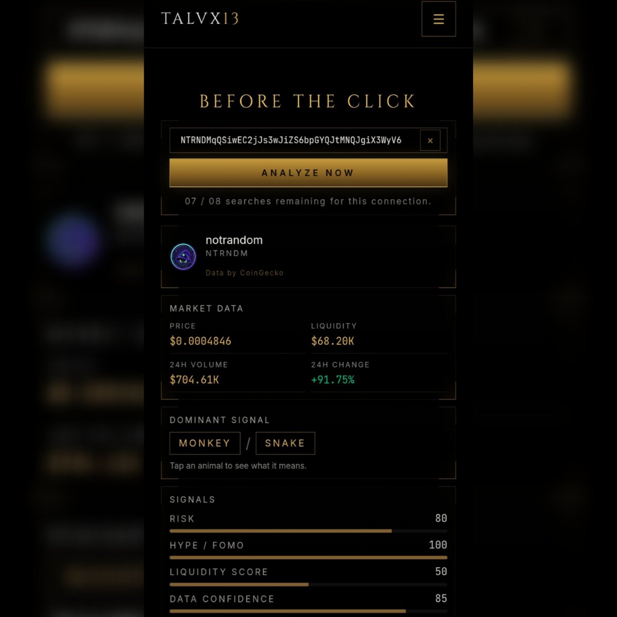 talvx13's tweet photo. @notrandomdotfun Come and discover our Before the Click analytics network.
@talvx13 https://t.co/ZjZ7IjbJeK