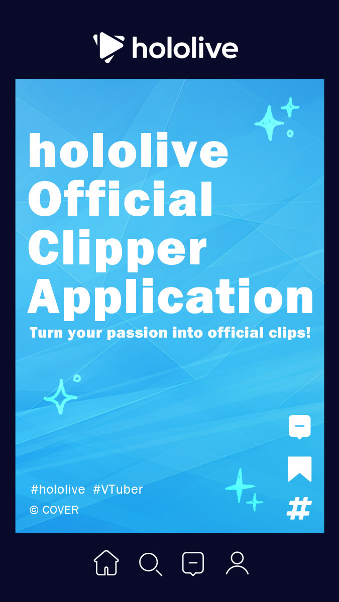 hololive_En's tweet photo. 📢 CALLING ALL CLIPPERS! 🎬✂️

We're looking to make a team of OFFICIAL hololive video clippers!
If you love capturing and sharing your oshi's best moments with others, please send the application form and we'll contact you if you're selected! 🙌

⬇️Application Form⬇️
https://t.co/flADwc1JRY

#hololive