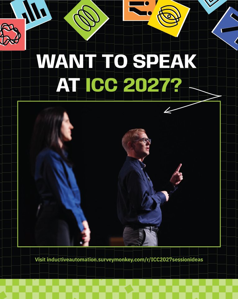 InductiveAuto's tweet photo. Want to become a speaker at the 2027 Ignition Community Conference? We're already taking submissions for session ideas!

Follow the link to the survey to see the requirements and submit your ideas: https://t.co/sYlSnN02c7 https://t.co/pzzTLJQZK4