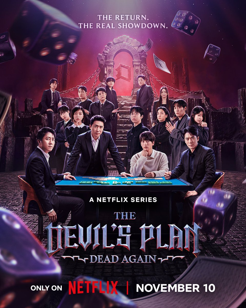 doramatica_d's tweet photo. Netflix divulga prévia e pôster da nova temporada de #TheDevilsPlan_DeadAgain,reality estreia em 10 de novembro.

16 celebridades vão enfrentar intensas provas e desafios dentro deste jogo de sobrevivência.

Com #JangDongMin, #HongJinHo, #HaSeokJin, #Shindong, #JohnPark e outros. https://t.co/dmw8kzeneq