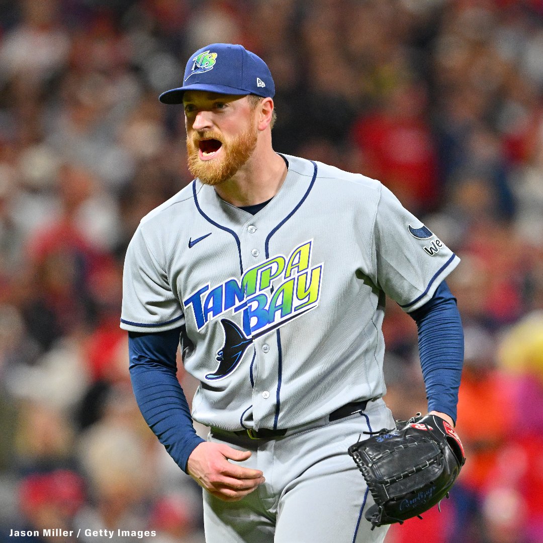 ESPNInsights's tweet photo. Drew Rasmussen is on fire in his last 15 starts including the playoffs! 🔥

The Rays starter is 11-0 with a 1.73 ERA in 93.2 IP, 99 K, and 18 BB! 💪

He now has 2 starts this postseason with 7+ IP and 1 or 0 ER, all other Rays pitchers in their postseason history with such games...2!