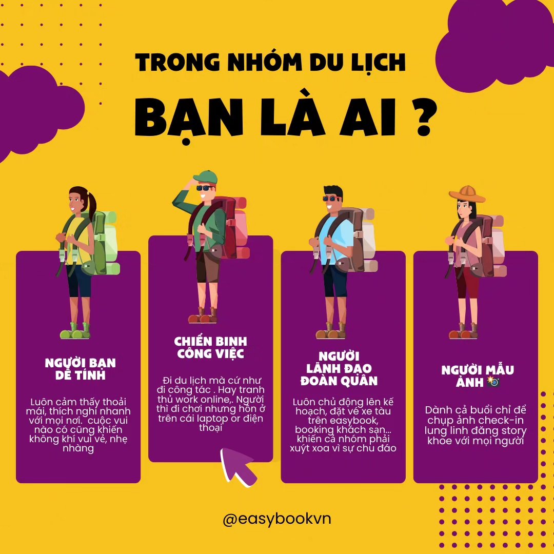 ezgi_2u's tweet photo. Bạn là ai trong nhóm du lịch? Người dễ tính, chiến binh công việc, trưởng đoàn chu đáo hay mẫu ảnh check-in? Lên lịch du xuân cùng hội bạn và khám phá những điểm đến mới trong năm nay. https://t.co/1EJ8JhKmSj