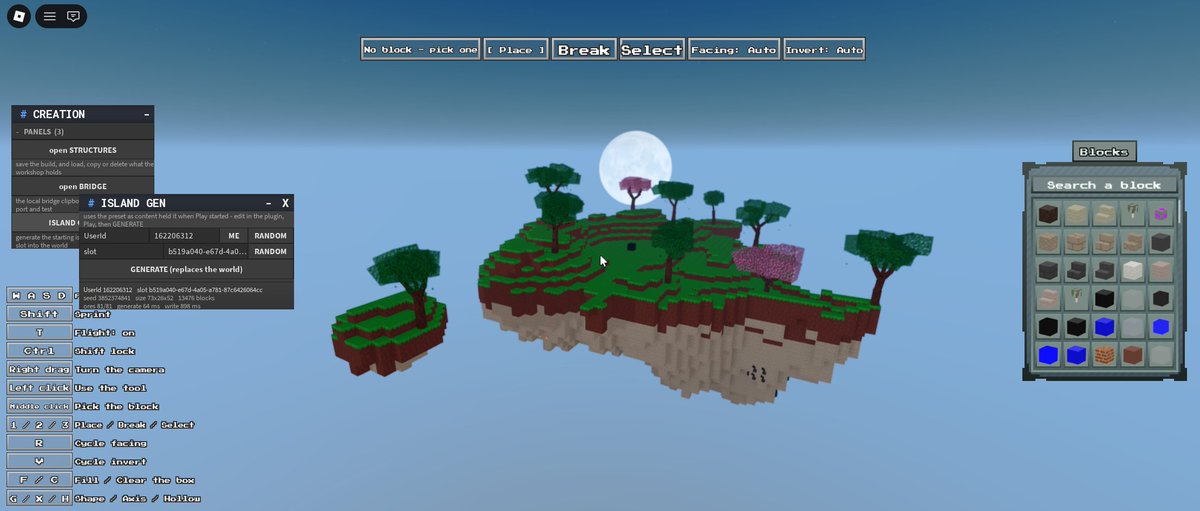 homemade_sano's tweet photo. I'M POWERFULL ! (no)

this is an Island Procedural Generator based on the userid and the current session slot!

Claude is really strong at making those sort of tools (the UI &amp; Generation tools)

#Roblox #RobloxDev https://t.co/Rq2uwmBaUI