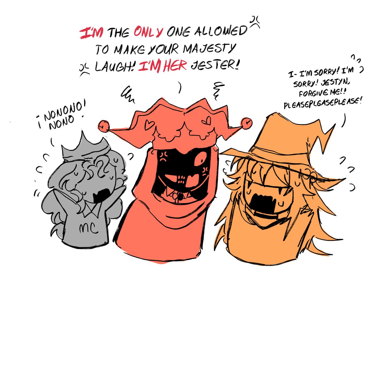 0MorningCoffee0's tweet photo. #Jestyn #Wizzy #Kingdomofmarionettes #KOM #fanart #minicomic
. 
Ok, no more rabbits. 
. https://t.co/ucooODtGIU