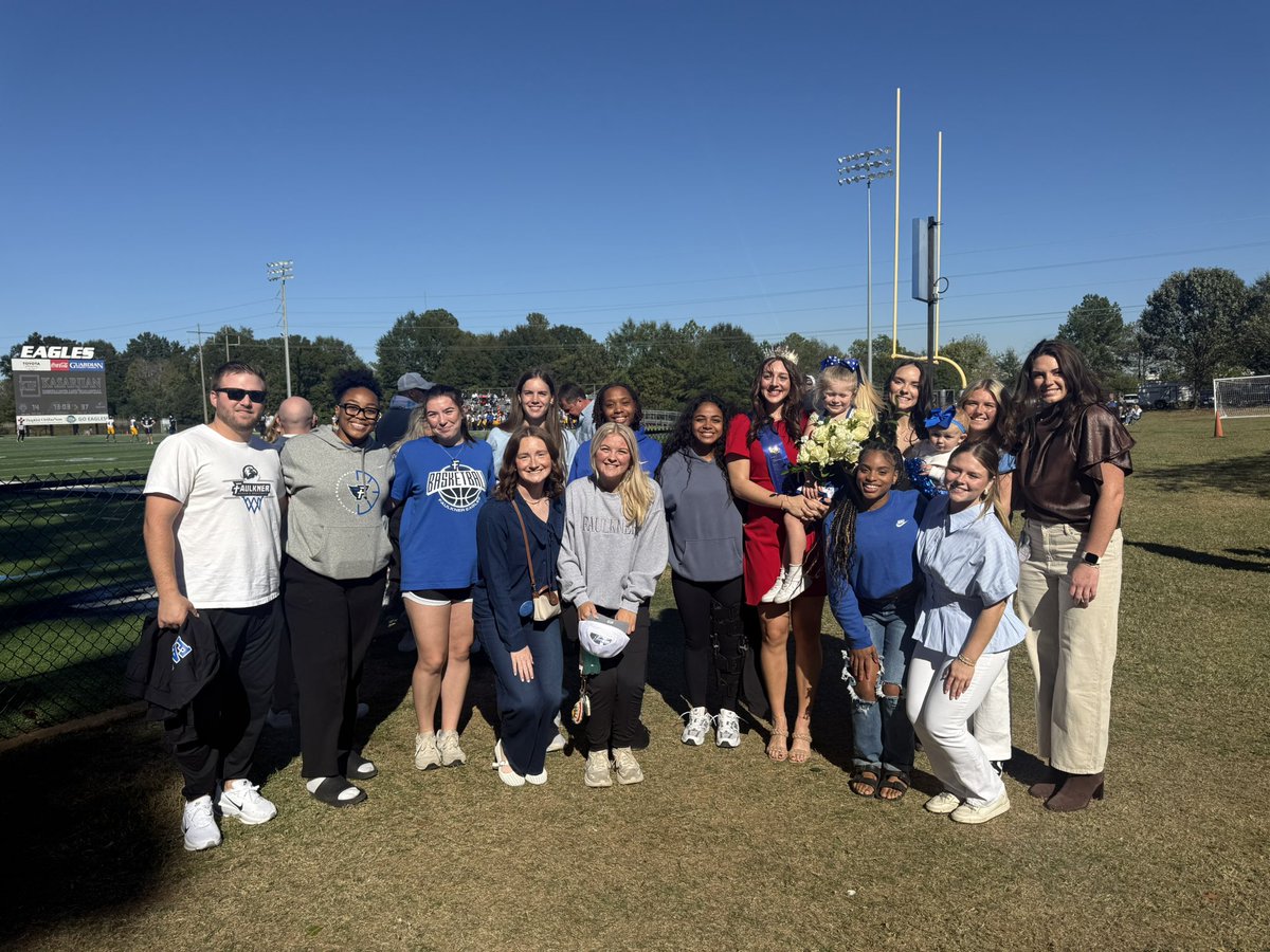 FaulknerWBB's tweet photo. Congratulations to our 2026 Homecoming Queen. We are so proud of you Ruthie✨👑 https://t.co/eYIwnTY0HS
