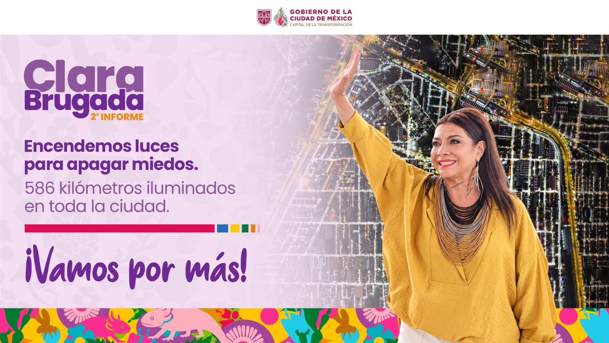 SOBSECDMX's tweet photo. Con 586 km de vialidades primarias iluminados, a través del programa #CiudadIluminada: #CaminaLibreCaminaSegura, la #SOBSE contribuye a recuperar el espacio público y de seguridad para que las personas disfruten la ciudad.
#VamosPorMás #ObrasQueTransformanLaCapital https://t.co/F6MZkH0kvD
