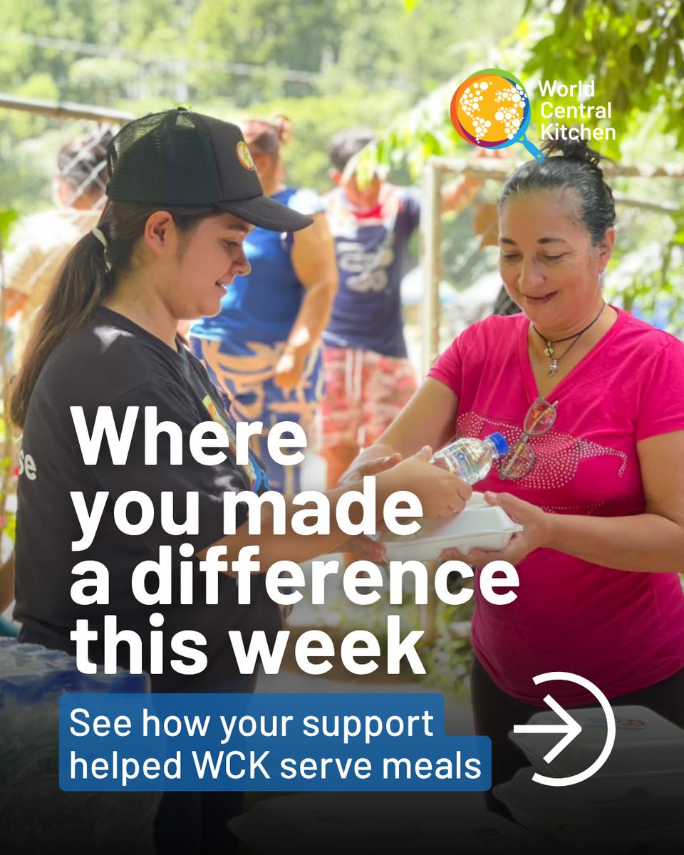 WCKitchen's tweet photo. Take a look at where your support helped make a difference around the world this week🌏 (1/3) https://t.co/7PmLB2wIaa