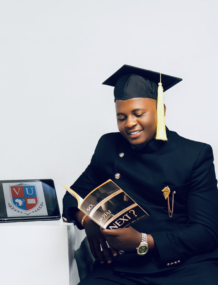 SemaLaurens's tweet photo. 🎓 Congratulations to me! 🥂
Victoria University -The Future Is Here🎓
A heartfelt thank you to our V.C @vuproug and all the staff at @VUKampala for being part of this incredible journey. The dream is becoming reality, and the future looks brighter than ever🙏🎉 https://t.co/Xz5durLZIT