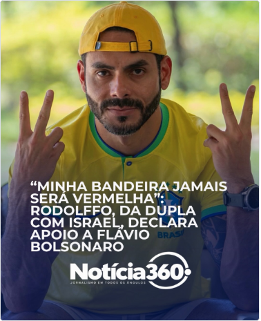 LunaBambam74's tweet photo. O cantor Rodolffo, da dupla sertaneja Israel & Rodolffo, se posicionou politicamente nas redes sociais ao manifestar apoio ao candidato à Presidência Flávio Bolsonaro (PL).

Em uma foto publicada no Instagram, o artista aparece fazendo o gesto do número 22 com as mãos.

“Minha bandeira JAMAIS será vermelha! Dia 25, é 22”, escreveu na legenda.

O sertanejo já havia declarado apoio ao ex-presidente Jair Bolsonaro durante as eleições de 2022.

A manifestação acontece na reta final do segundo turno presidencial, marcado para o próximo domingo, 25 de outubro, quando Lula (PT) e Flávio Bolsonaro (PL) disputam a Presidência da República.