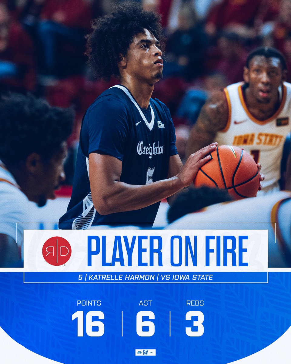 BluejayMBB's tweet photo. Katrelle was on 🔥 to open the preseason

#GoJays https://t.co/QnfSs2UnO0