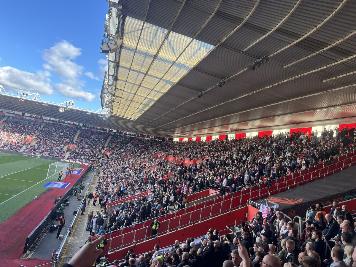 FitzpatrickKev's tweet photo. What an away day. Another new ground 76/92. Well deserved point on the road. @SouthamptonFC @OfficialBWFC #bwfc fans were pure class ⚽️ https://t.co/zWwyJWZRLC