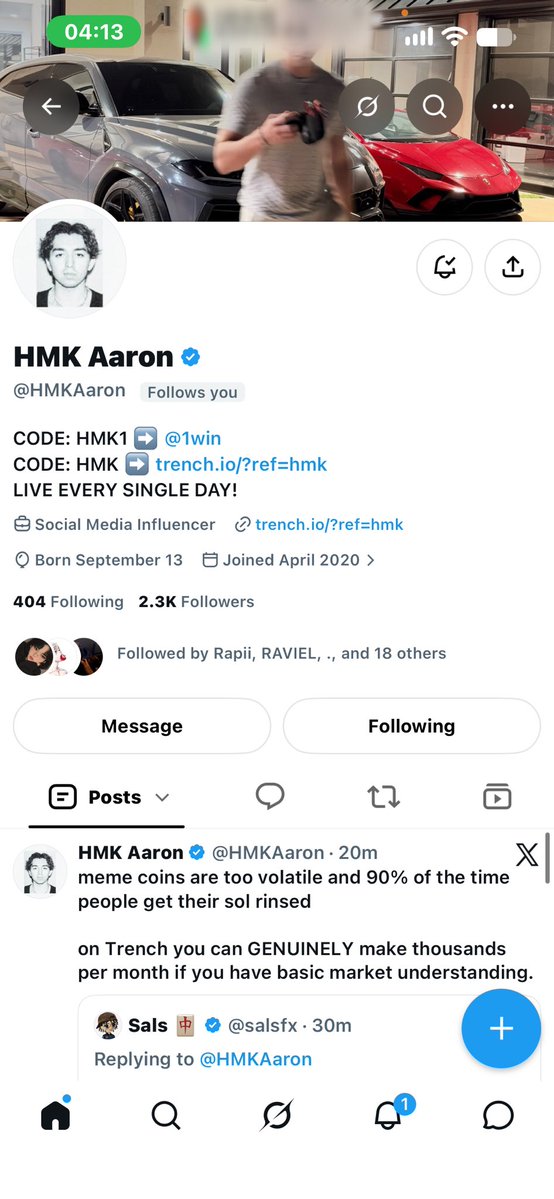 mmsnorly's tweet photo. Done with all the steps! Huge appreciation to our boy @HMKAaron for always giving back to the community and doing these giveaways for us. Thank you also, Trench, for giving our boy this opportunity to work with you and give back to his supporters too!! 🤩💞 good luck to everyone joining, hoping we get lucky this time!! 🍀

#HMK4L!!!! 🫡🔥