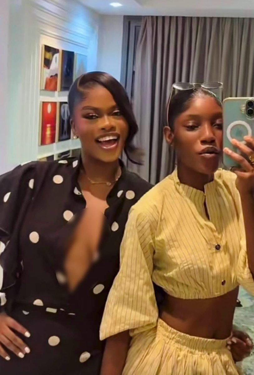 Kates_Mole's tweet photo. Oyin links up with her Bestie Nomy. What a lovely moment. 🥳❤️

#bbnaija https://t.co/eJEx4AwrE0