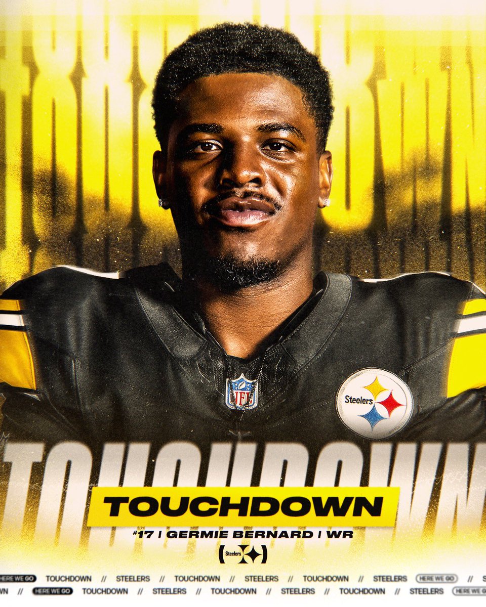 steelers's tweet photo. GERM‼️‼️‼️ @oti_germie https://t.co/53CQSPERFw